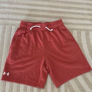 ❤️5/$20❤️ Mens small under armour lounge fleece shorts waist 28 inseam 7.5